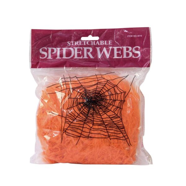 EUROPALMS Halloween spider web orange 100g UV active
