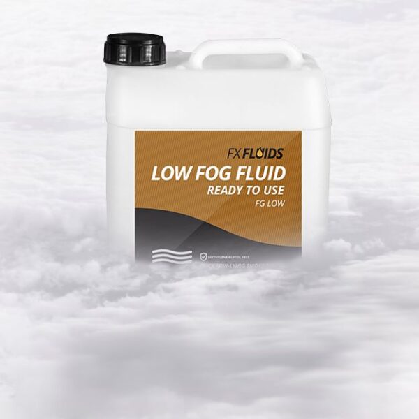 OhFX low-fog røgvæske til vandbaserede low-fog maskiner, 5 liter