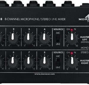 MONACOR MMX-8 Mikrofonmixer
