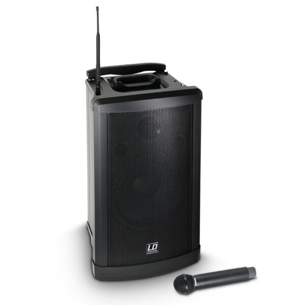 LD Systems Roadman 102 Portable PA Loudspeaker with Handheld Microphone
