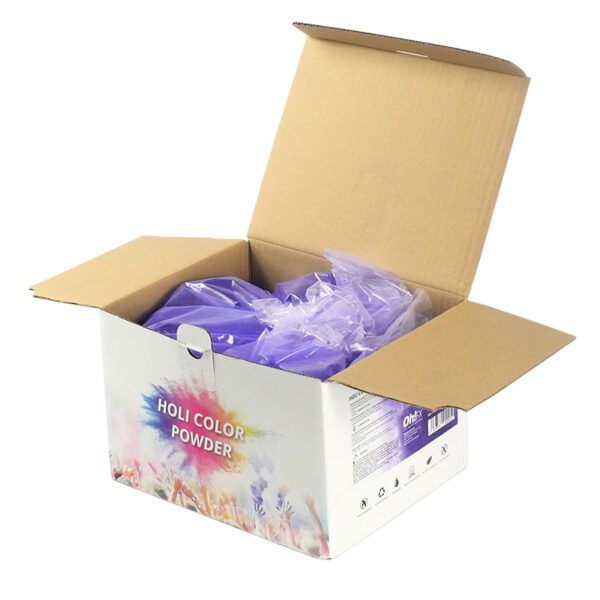 OhFX Holi kasse med farvepulver, lilla, 5kg