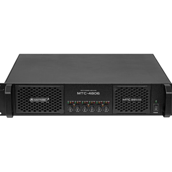 OMNITRONIC MTC-4806 6-Channel Amplifier