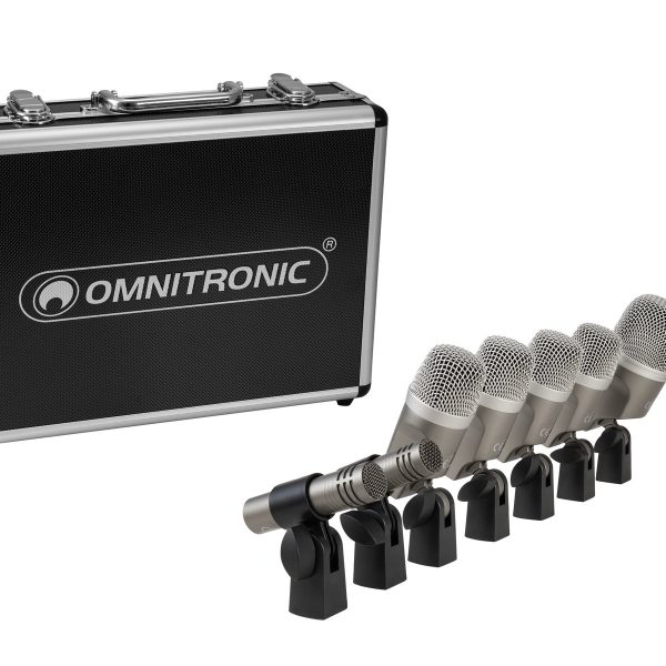 OMNITRONIC MIC 77-7LMH MK2 Drum Microphone Set