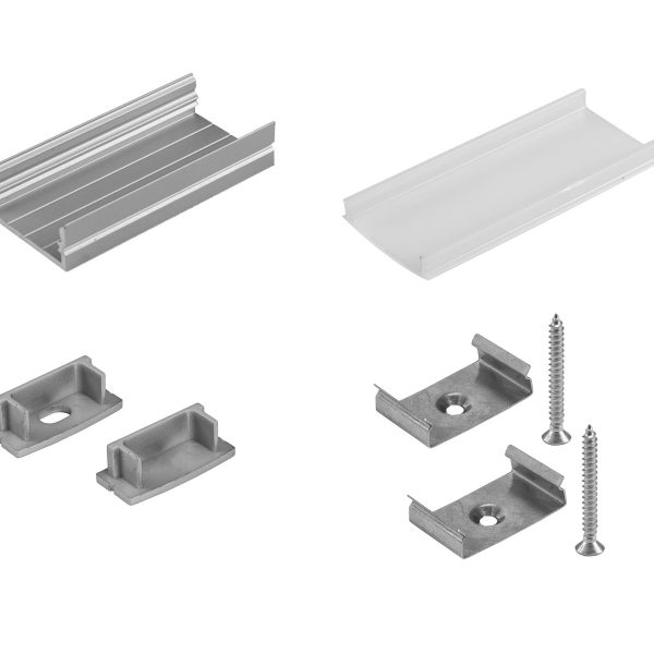 EUROLITE Mounting Set U-profile 20mm for LED Strip
