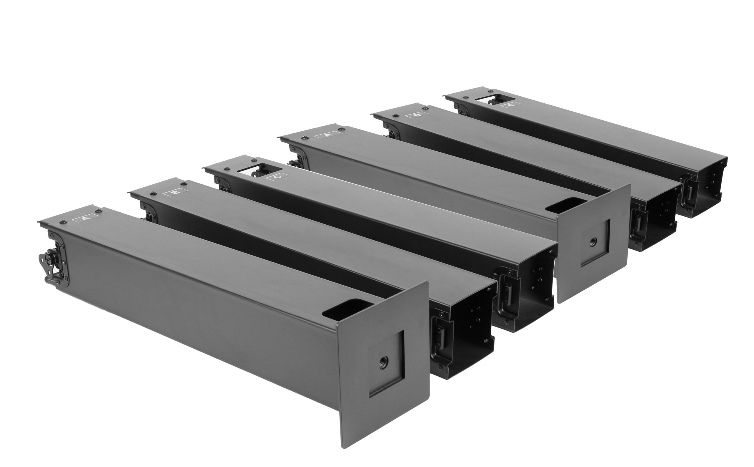 TEGO PRO Event tower black Set of 2