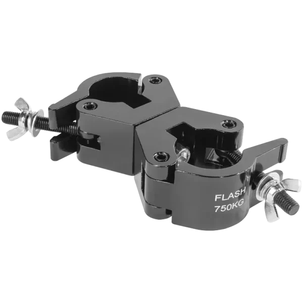 Flash Clamp ALU Black Double 750kg