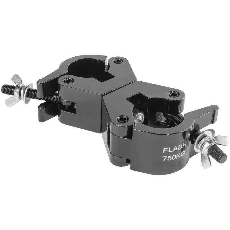 Flash Clamp ALU Black Double 750kg