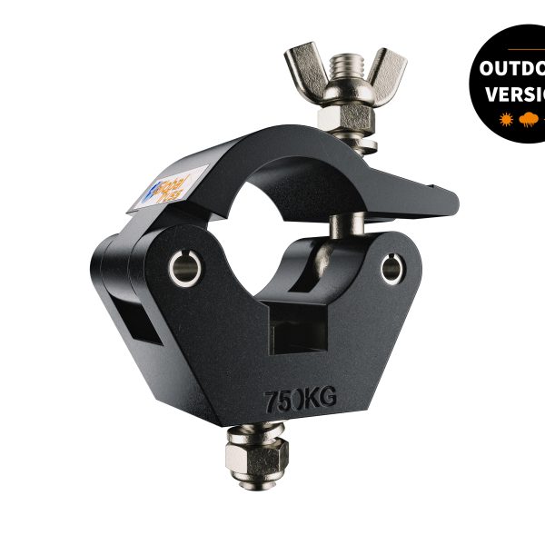 Global Truss Half Coupler Heavy Hex 48-51/50/750kg stage black Outdoor