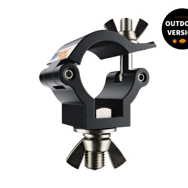 Global Truss Half Coupler Small 32-35/30/75kg stage black Outdoor